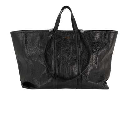 Large Barbes Tote, &pound;495, Handbags, Black, Leather, Front view